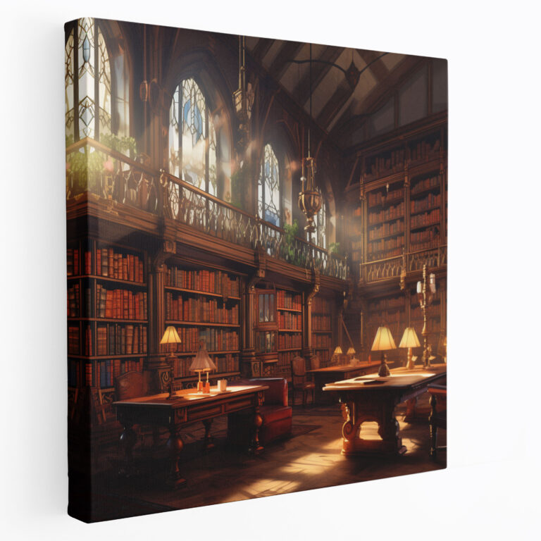 Law Canvas Print - Law Library - Law, Law Canvas Print, Wall Art, Antique Furniture