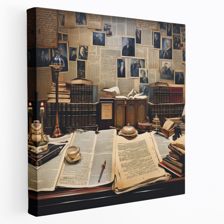 Legal World Collage Canvas Print - Law, Canvas Wall Art, Wall Decoration, Home Decoration