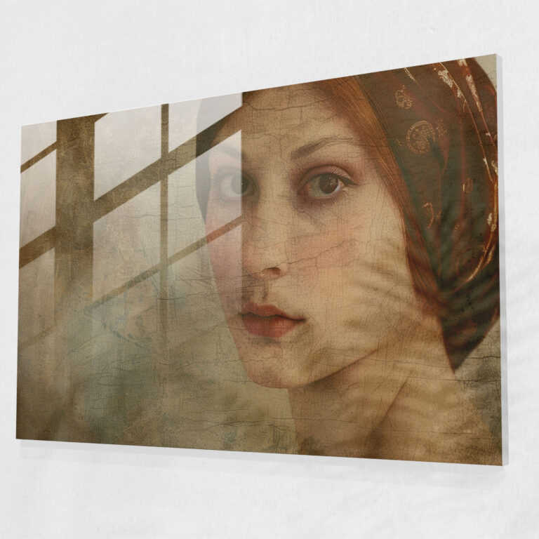 Leonardo Da Vinci Wall Decoration: Mysterious Woman Portrait - Leonardo Da Vinci, Modern Art, Wall Decoration, Glass Print