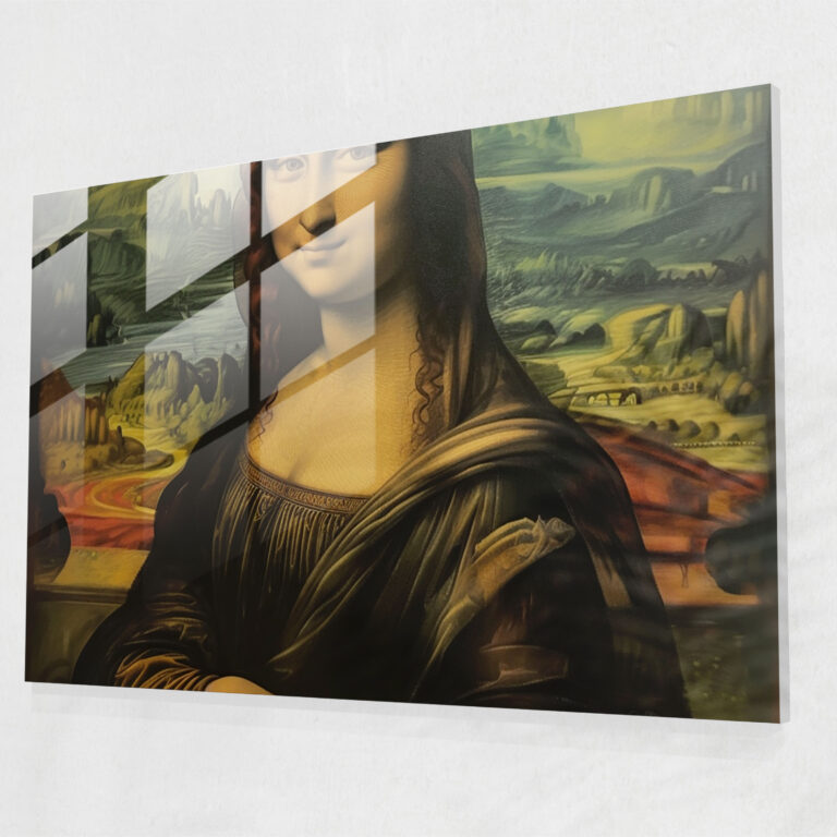Leonardo Da Vinci Wall Decoration - Leonardo Da Vinci, Wall Decoration, Glass Art, Leonardo Da Vinci