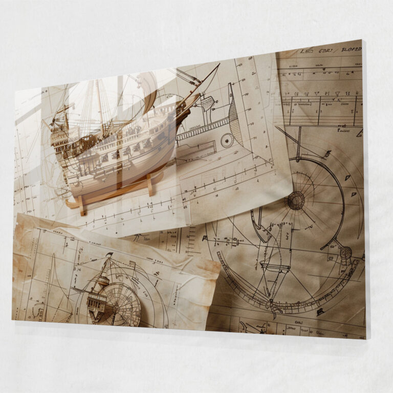 Leonardo Da Vinci Home Decoration - Leonardo Da Vinci, Leonardo Da Vinci, Glass Print, Home Decoration