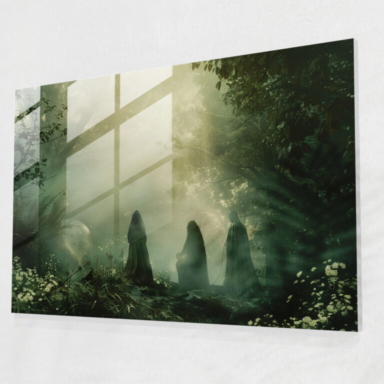 Surreal Leonardo Da Vinci Glass Wall Art - Leonardo Da Vinci, Modern Art, Glass Print, Glass Art