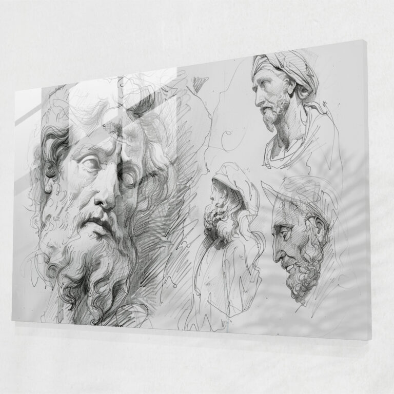 Leonardo Da Vinci Glass Art - Leonardo Da Vinci, Modern Art, Glass Art, Leonardo Da Vinci
