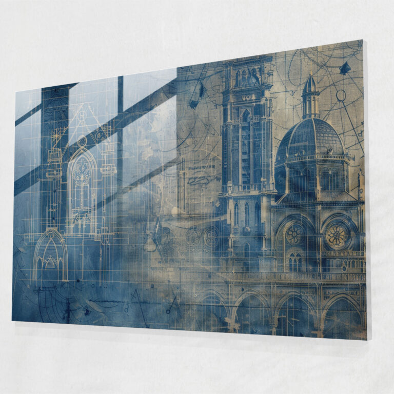 Leonardo Da Vinci Modern Art - Leonardo Da Vinci, Glass Print, Leonardo Da Vinci, Glass Art