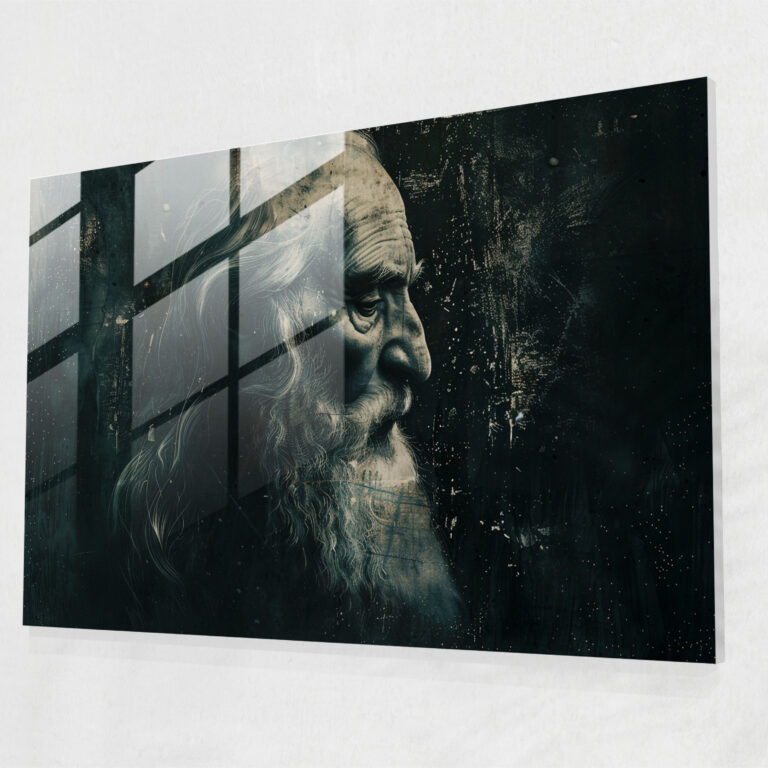 Leonardo Da Vinci Glass Print - Leonardo Da Vinci, Glass Art, Leonardo Da Vinci, Modern Art