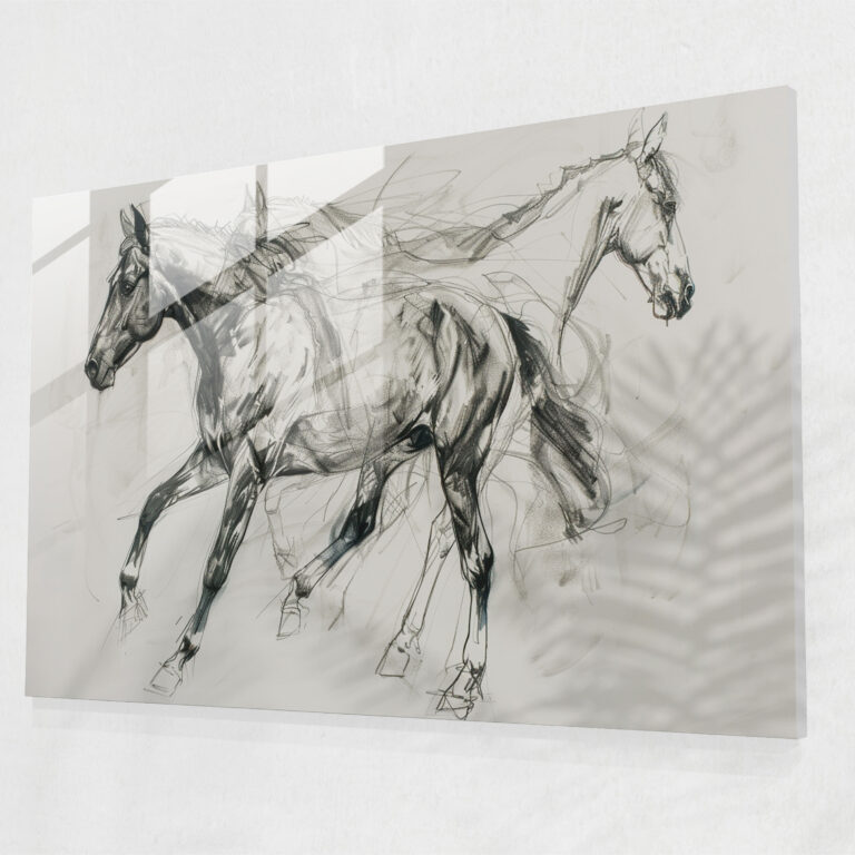 Leonardo Da Vinci Modern Art - Leonardo Da Vinci, Modern Art, Glass Print, Glass Wall Art
