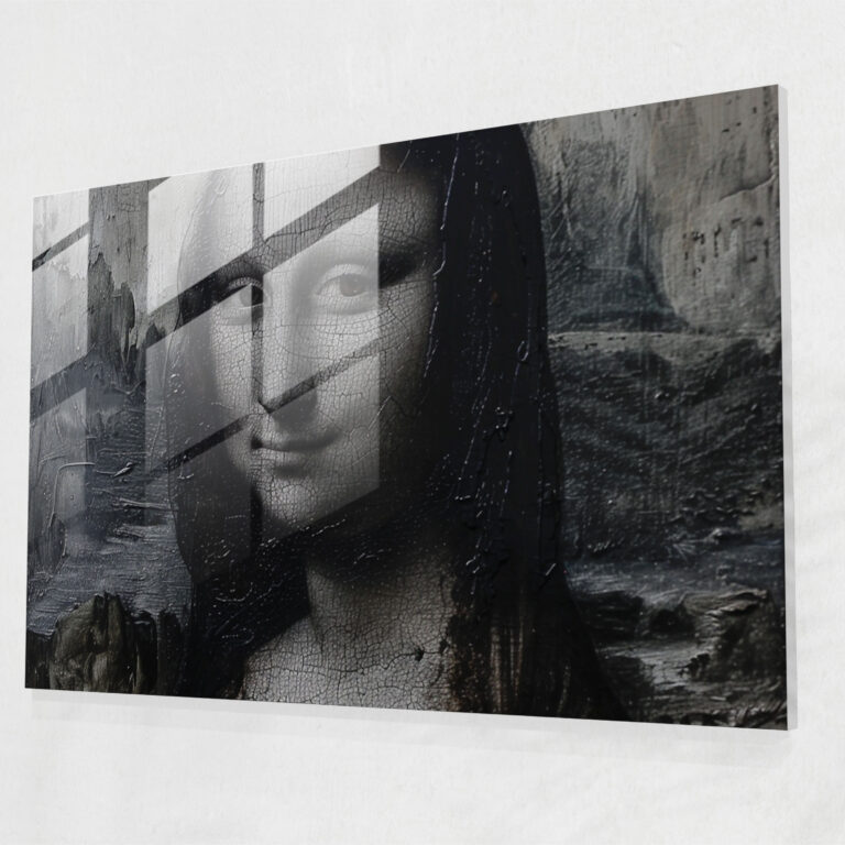 Leonardo Da Vinci Wall Decoration - Leonardo Da Vinci, Wall Decoration, Leonardo Da Vinci, Glass Art