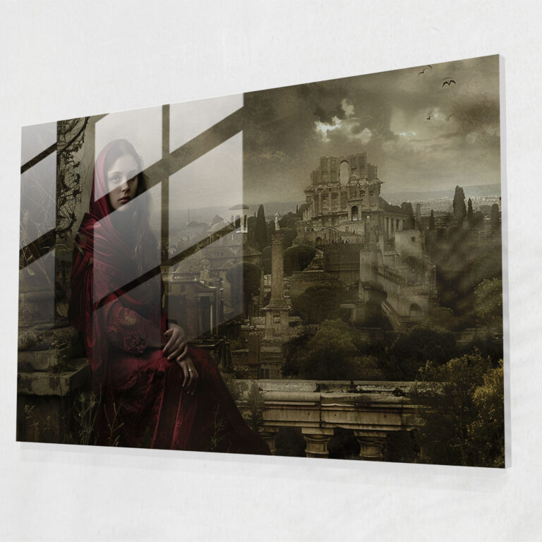 Leonardo Da Vinci Glass Wall Art - Modern Mona Lisa - Leonardo Da Vinci, Modern Art, Glass Wall Art, Glass Print