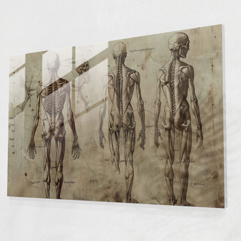 Leonardo Da Vinci Glass Print - Leonardo Da Vinci, Glass Art, Glass Print, Glass Wall Art