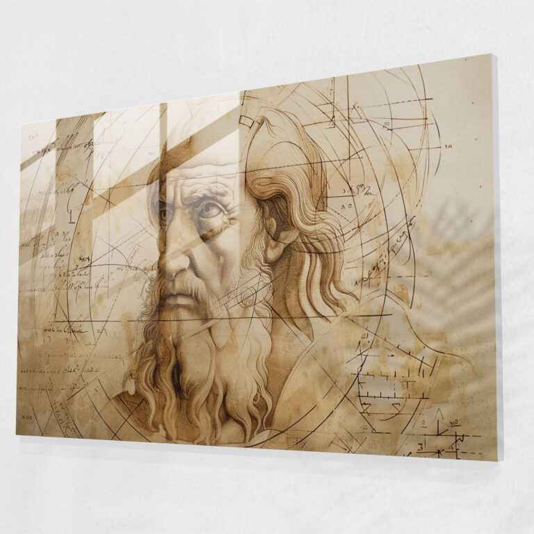 Leonardo Da Vinci Home Decoration - Leonardo Da Vinci, Leonardo Da Vinci, Home Decoration, Modern Art