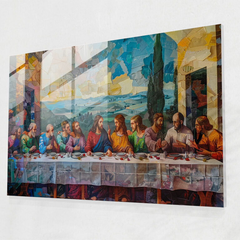 Leonardo Da Vinci Glass Print: The Last Supper - Leonardo Da Vinci, Home Decoration, Glass Print, Leonardo Da Vinci