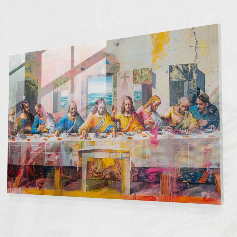 Leonardo Da Vinci Home Decoration: Last Supper Painting - Leonardo Da Vinci, Religious Art, Timeless Piece, Home Decoration