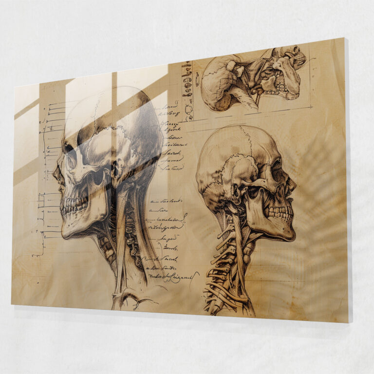 Leonardo Da Vinci Glass Print Home Decoration - Leonardo Da Vinci, Home Decoration, Leonardo Da Vinci, Glass Print