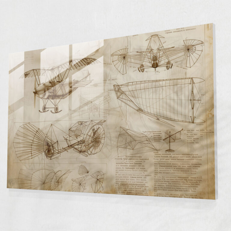 Leonardo Da Vinci Glass Wall Art Decoration - Leonardo Da Vinci, Home Decoration, Glass Wall Art, Leonardo Da Vinci