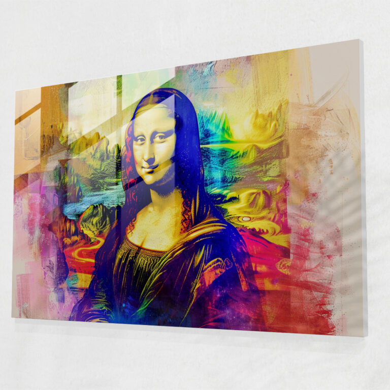 Leonardo Da Vinci Glass Print - Leonardo Da Vinci, Home Decoration, Leonardo Da Vinci, Glass Art