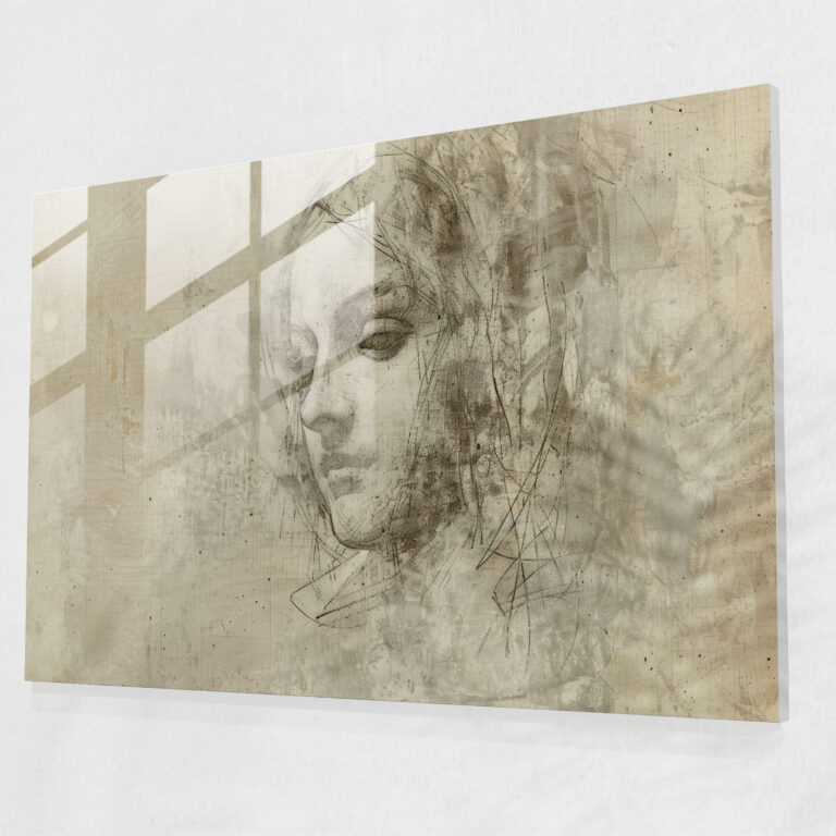 Leonardo Da Vinci Glass Print - Leonardo Da Vinci, Wall Decoration, Glass Print, Glass Art