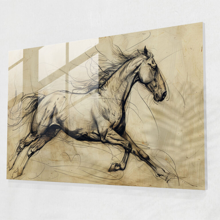 Leonardo Da Vinci Home Decoration - Leonardo Da Vinci, Wall Decoration, Glass Print, Modern Art