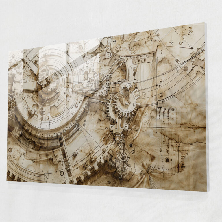 Leonardo Da Vinci Wall Decoration - Leonardo Da Vinci, Leonardo Da Vinci, Modern Art, Engineering