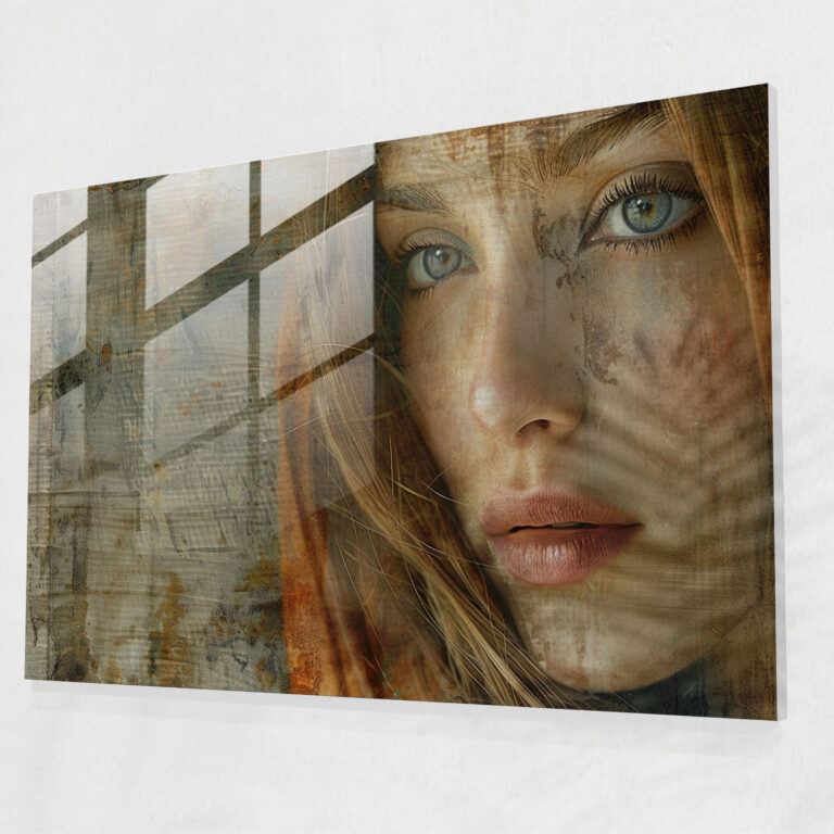 Leonardo Da Vinci Glass Wall Art - Mysterious Woman Portrait - Leonardo Da Vinci, Renaissance Art, Glass Wall Art, Leonardo Da Vinci