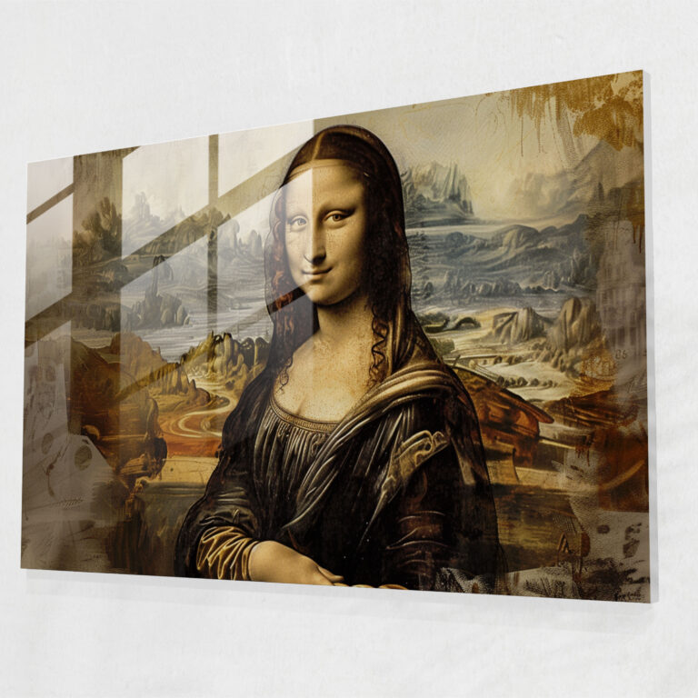 Leonardo Da Vinci Wall Decoration - Mona Lisa Reinterpretation - Leonardo Da Vinci, Wall Decoration, Home Decoration, Leonardo Da Vinci