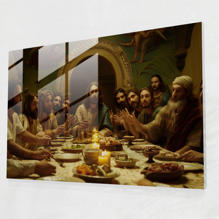 Leonardo Da Vinci Modern Art - Leonardo Da Vinci, Last Supper, Modern Art, Statement Piece