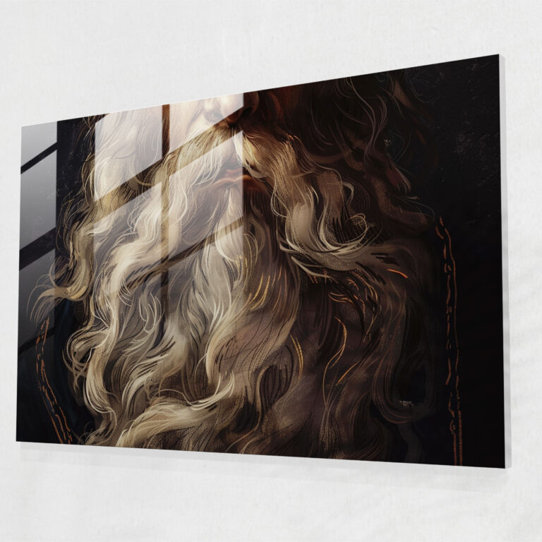 Leonardo Da Vinci Glass Wall Art - Leonardo Da Vinci, Glass Print, Home Decoration, Wall Decoration