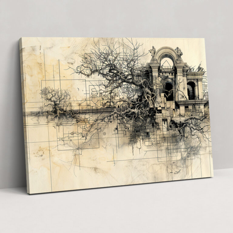 Leonardo Da Vinci Style Wall Art - Leonardo Da Vinci, Canvas, Canvas Wall Art, Leonardo Da Vinci Style