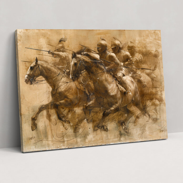 Leonardo Da Vinci Style Canvas Print - Leonardo Da Vinci, Home Decoration, Canvas Print, Wall Art