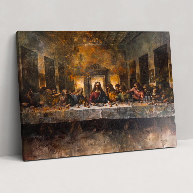 Leonardo Da Vinci Canvas Print - The Last Supper Wall Art - Leonardo Da Vinci, The Last Supper, Home Decoration, Leonardo Da Vinci