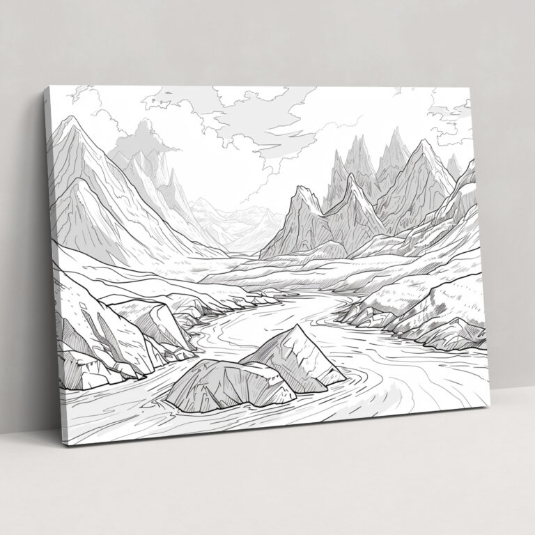 Leonardo Da Vinci Landscape Canvas Print - Leonardo Da Vinci, Landscape, Canvas Print, Wall Art