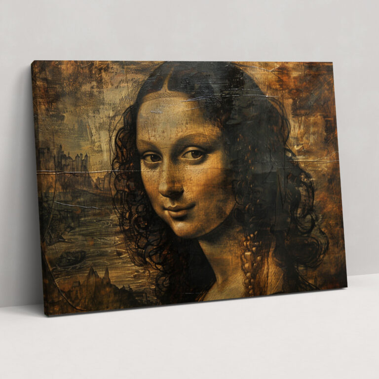 Enigmatic Smile Leonardo Da Vinci Wall Art - Leonardo Da Vinci, Canvas, Wall Decoration, Canvas Print