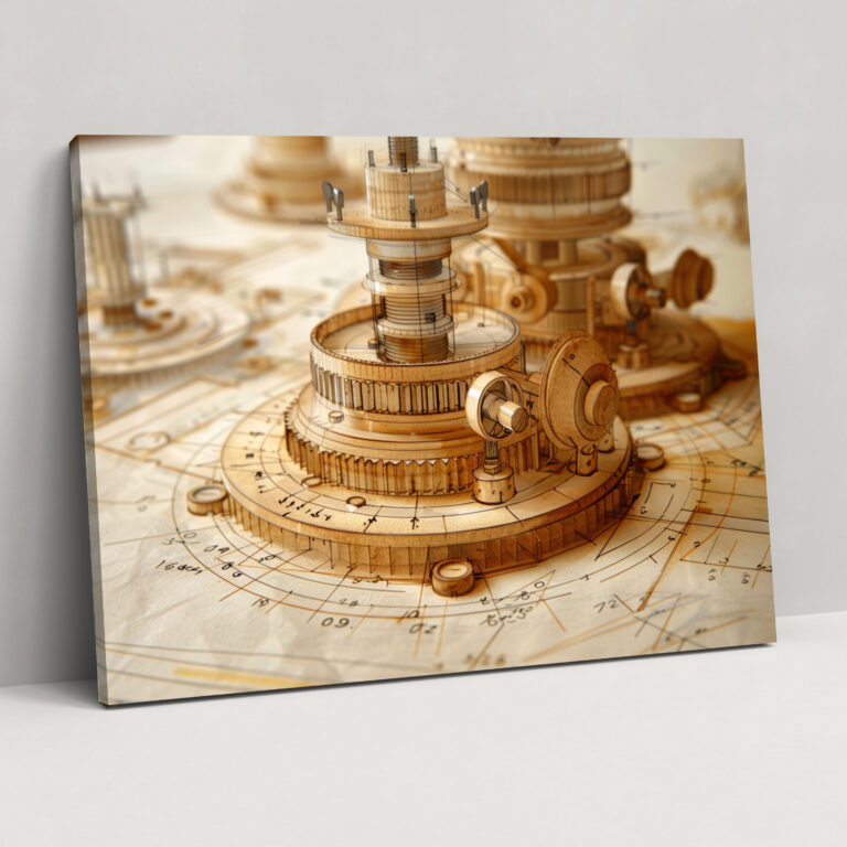 Leonardo Da Vinci Wall Art - Leonardo Da Vinci, Canvas Wall Art, Wall Decoration, Canvas