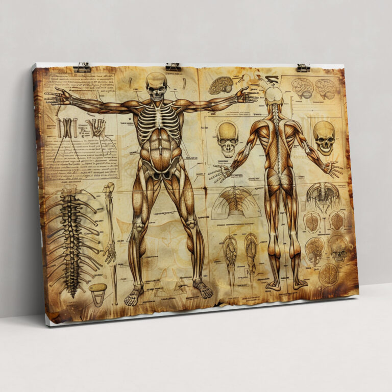 Leonardo Da Vinci Wall Decoration - Leonardo Da Vinci, Home Decoration, Canvas, Leonardo Da Vinci