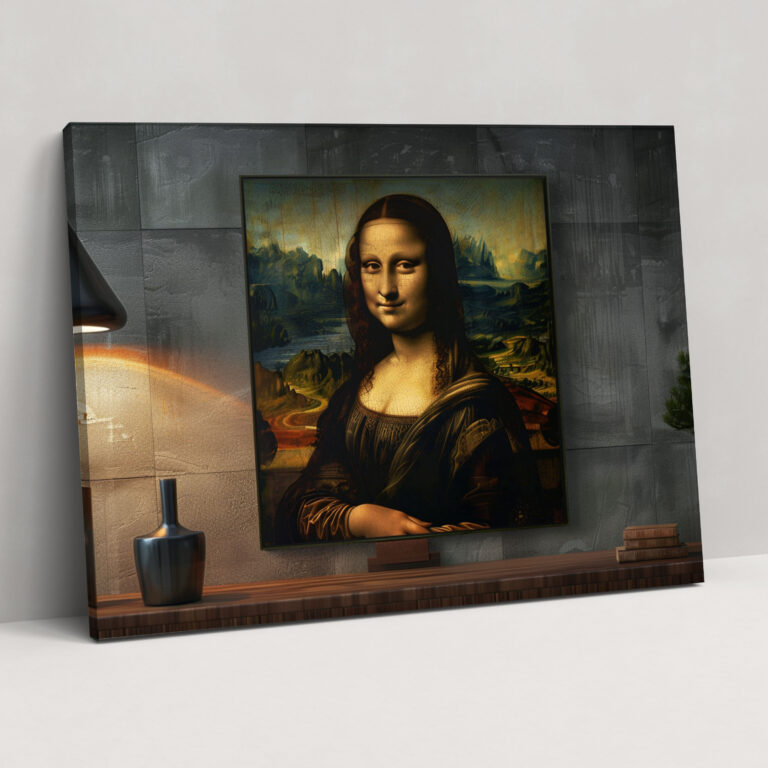 Leonardo Da Vinci Canvas Print - Mysterious Woman With A Cryptic Smile - Leonardo Da Vinci, Wall Decoration, Leonardo Da Vinci, Canvas Print