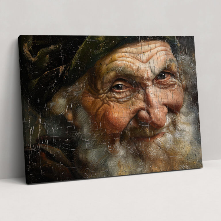 Leonardo Da Vinci Canvas Print - Portrait Of A Man With Enigmatic Smile - Leonardo Da Vinci, Wall Decoration, Leonardo Da Vinci, Wall Art