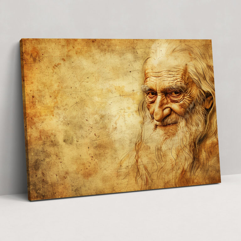 Mysterious Smile Leonardo Da Vinci Wall Decoration - Leonardo Da Vinci, Wall Decoration, Canvas Print, Canvas Wall Art