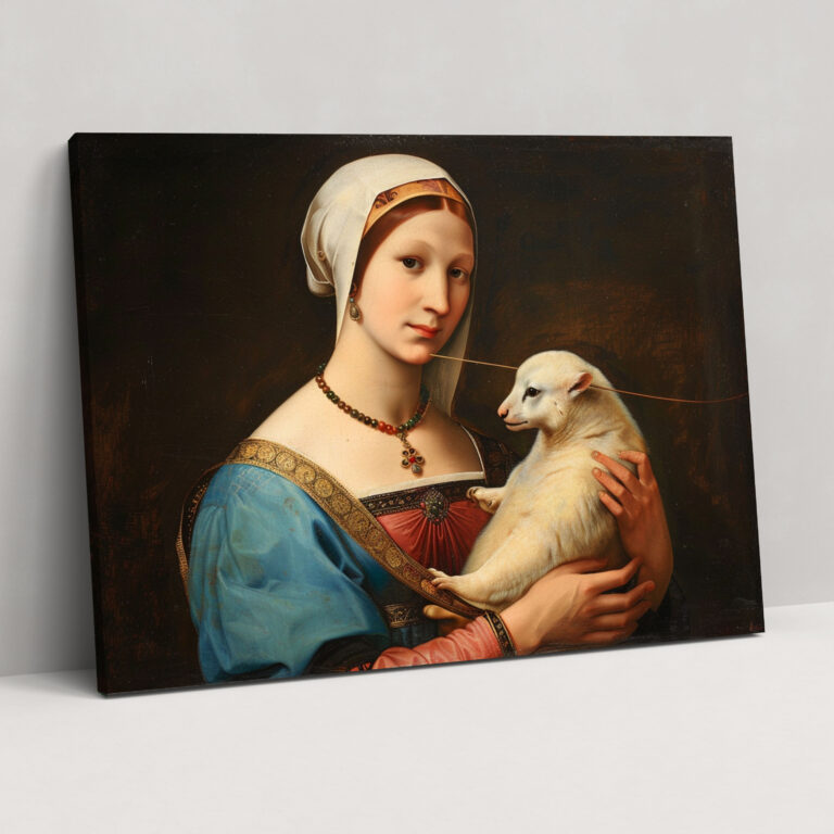 Leonardo Da Vinci Lady With An Ermine Canvas Print - Leonardo Da Vinci, Canvas Print, Canvas, Leonardo Da Vinci