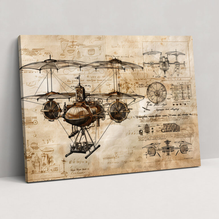 Leonardo Da Vinci Canvas Print - Leonardo Da Vinci, Wall Art, Canvas Print, Leonardo Da Vinci