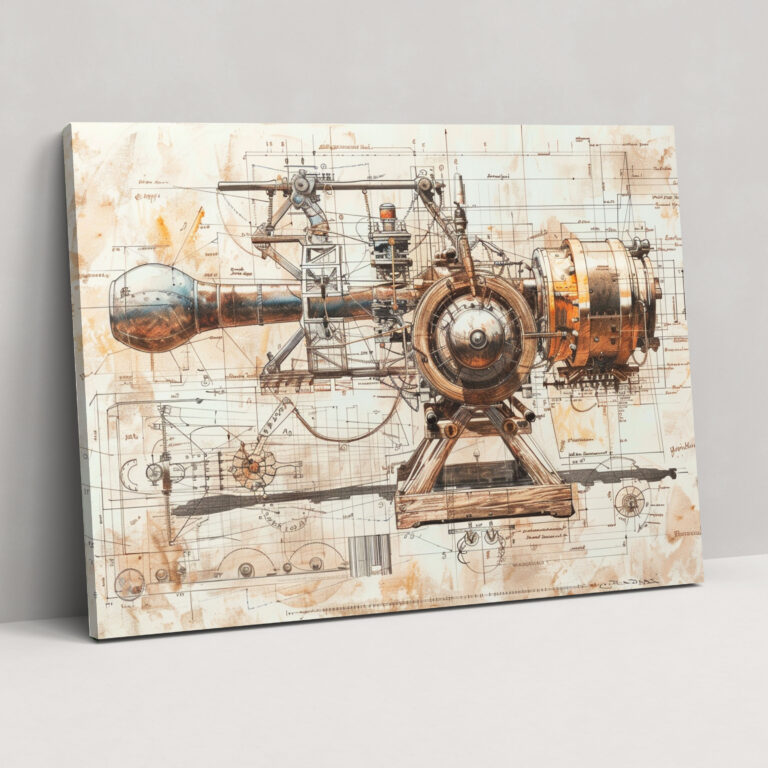 Leonardo Da Vinci Wall Art - Leonardo Da Vinci, Canvas Wall Art, Canvas Print, Home Decoration