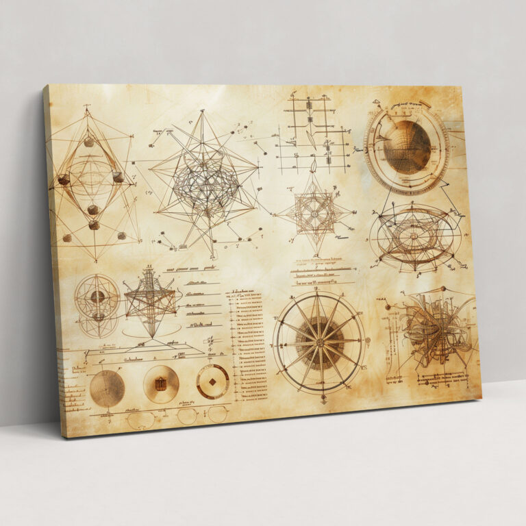Leonardo Da Vinci Wall Art - Leonardo Da Vinci, Canvas, Wall Decoration, Wall Art
