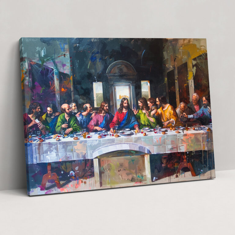 Last Supper Leonardo Da Vinci Canvas Print - Leonardo Da Vinci, Wall Art, Wall Decoration, Home Decoration