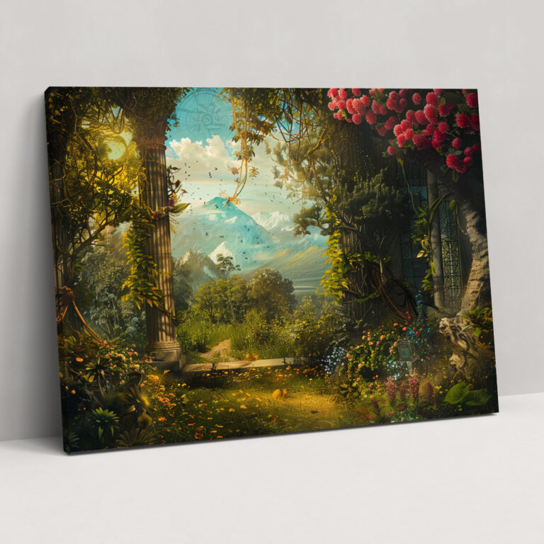 Hidden Symbols Canvas Print - Leonardo Da Vinci, Home Decoration, Wall Art, Leonardo Da Vinci