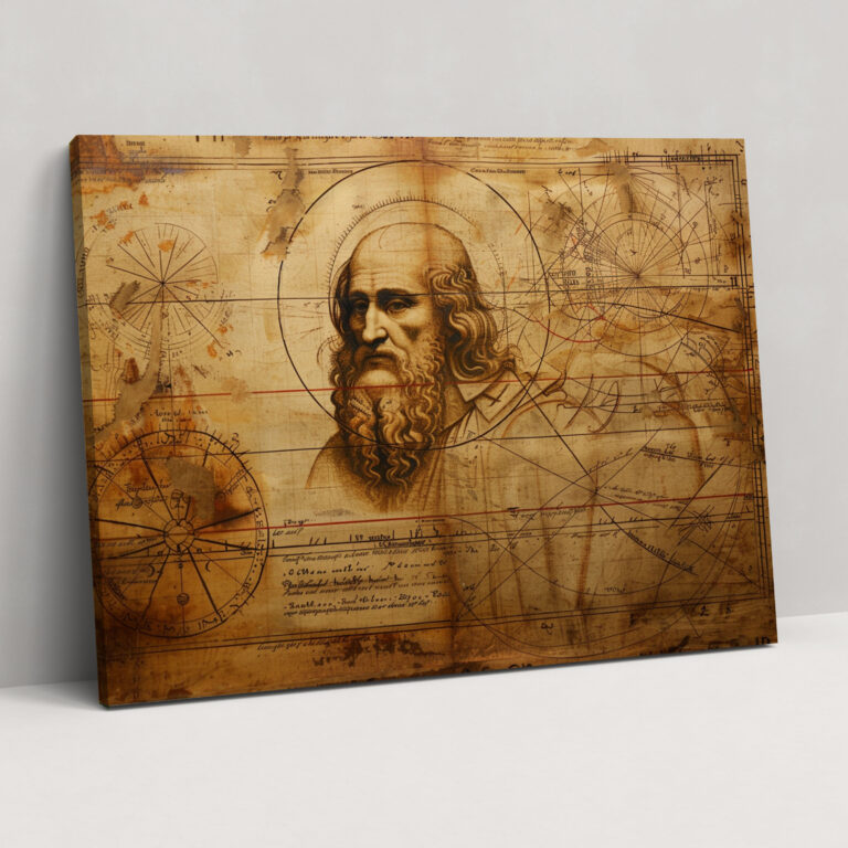Leonardo Da Vinci Canvas Print - Leonardo Da Vinci, Wall Art, Home Decoration, Canvas