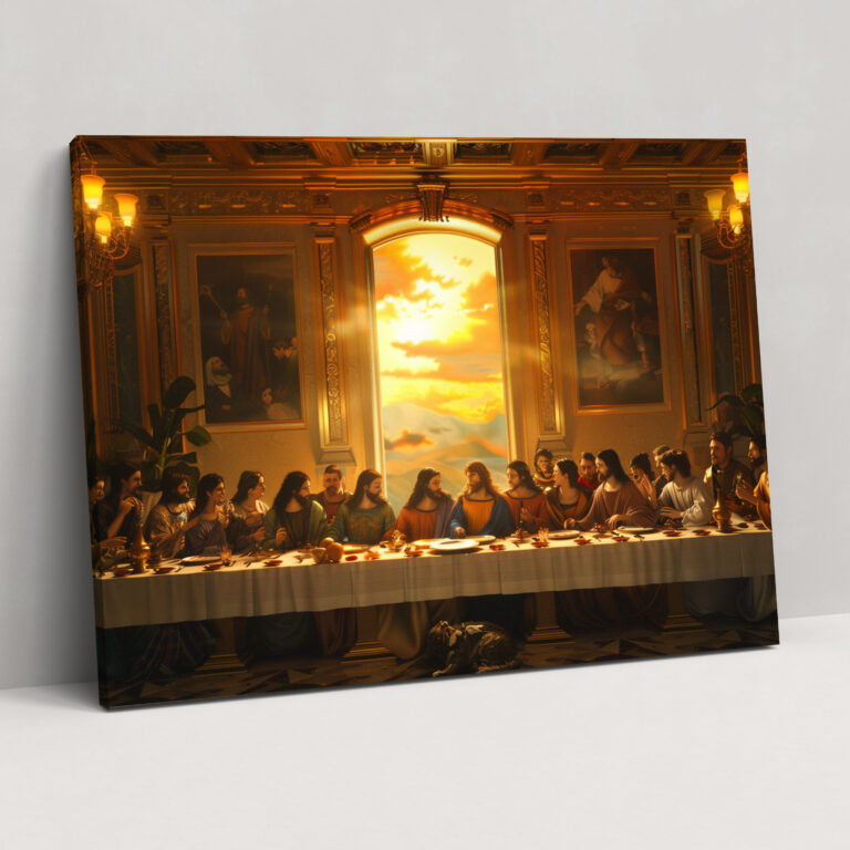 Last Supper Canvas Print - Leonardo Da Vinci, Home Decoration, Wall Decoration, Leonardo Da Vinci