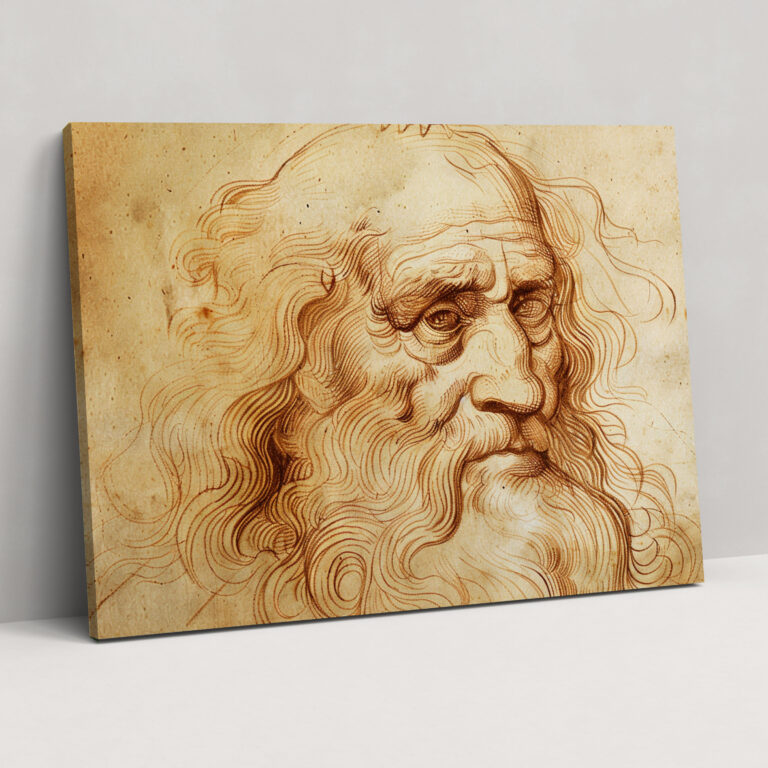 Leonardo Da Vinci Canvas Print - Leonardo Da Vinci, Home Decoration, Canvas, Canvas Print