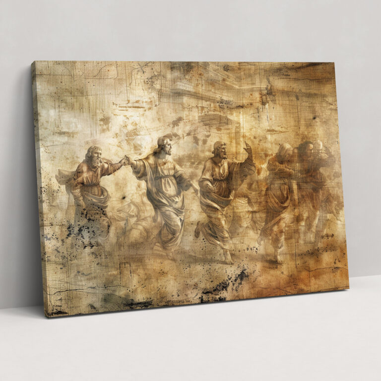 Biblical Canvas Print - Leonardo Da Vinci, Home Decoration, Wall Decoration, Leonardo Da Vinci