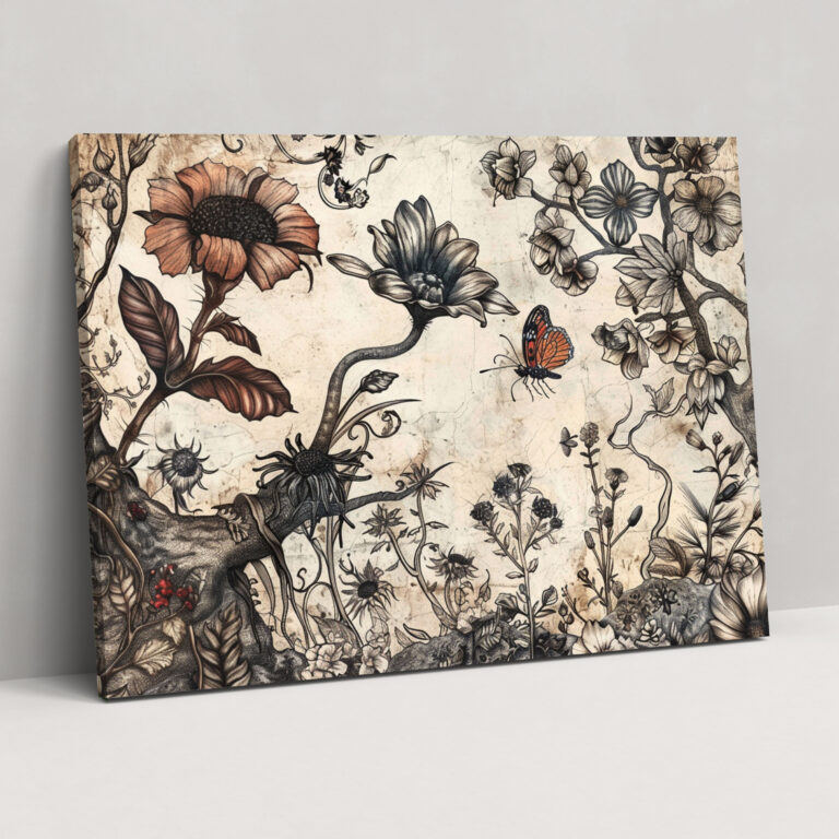 Leonardo Da Vinci Wall Art - Botanical Illustrations Canvas Print - Leonardo Da Vinci, Canvas, Canvas Print, Home Decoration