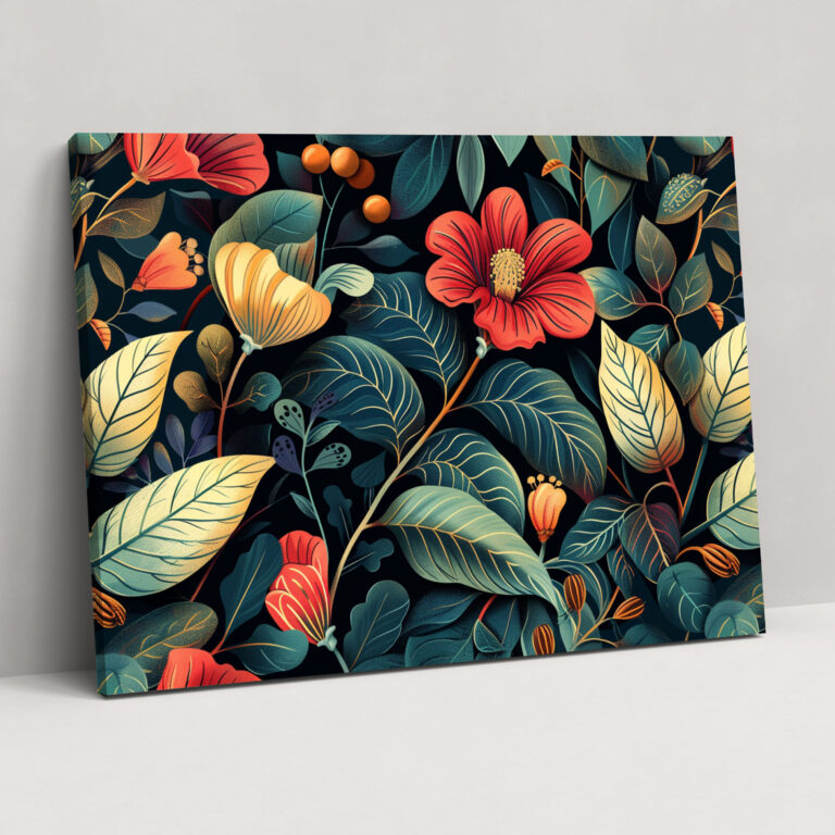 Botanical Illustrations Leonardo Da Vinci Canvas Print - Leonardo Da Vinci, Canvas Print, Wall Art, Home Decoration