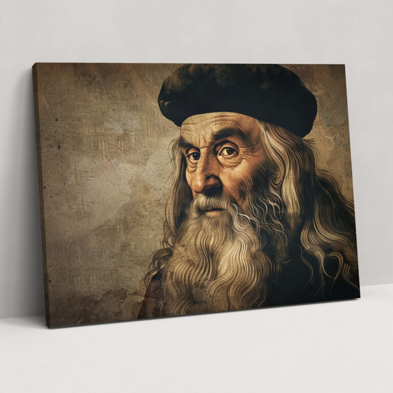 Leonardo Da Vinci Canvas Print - Leonardo Da Vinci, Canvas, Leonardo Da Vinci, Wall Art