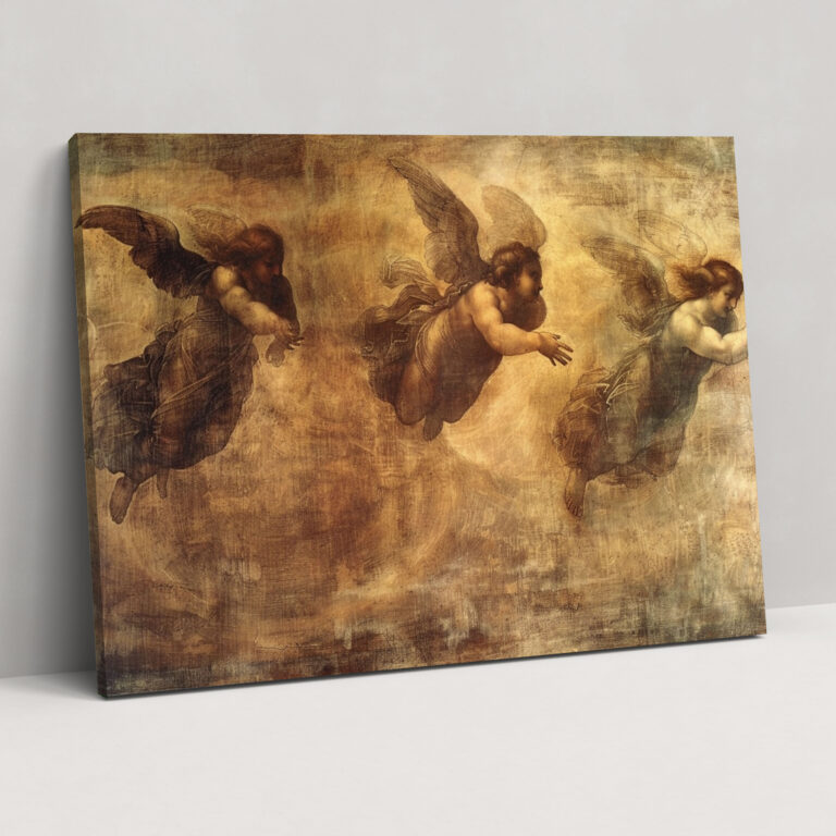 Leonardo Da Vinci Wall Decoration Canvas Print - Leonardo Da Vinci, Wall Art, Canvas Wall Art, Leonardo Da Vinci
